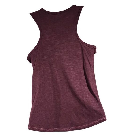Mudd Burgundy Maroon Plum Flowy Tank Top Blouse Women’s XS - Picture 2 of 4